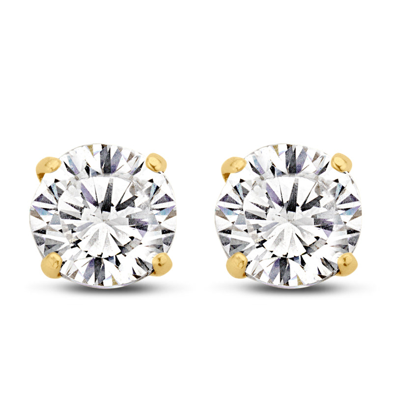 Ohrstecker Zirkonia 5mm Gold 585/000