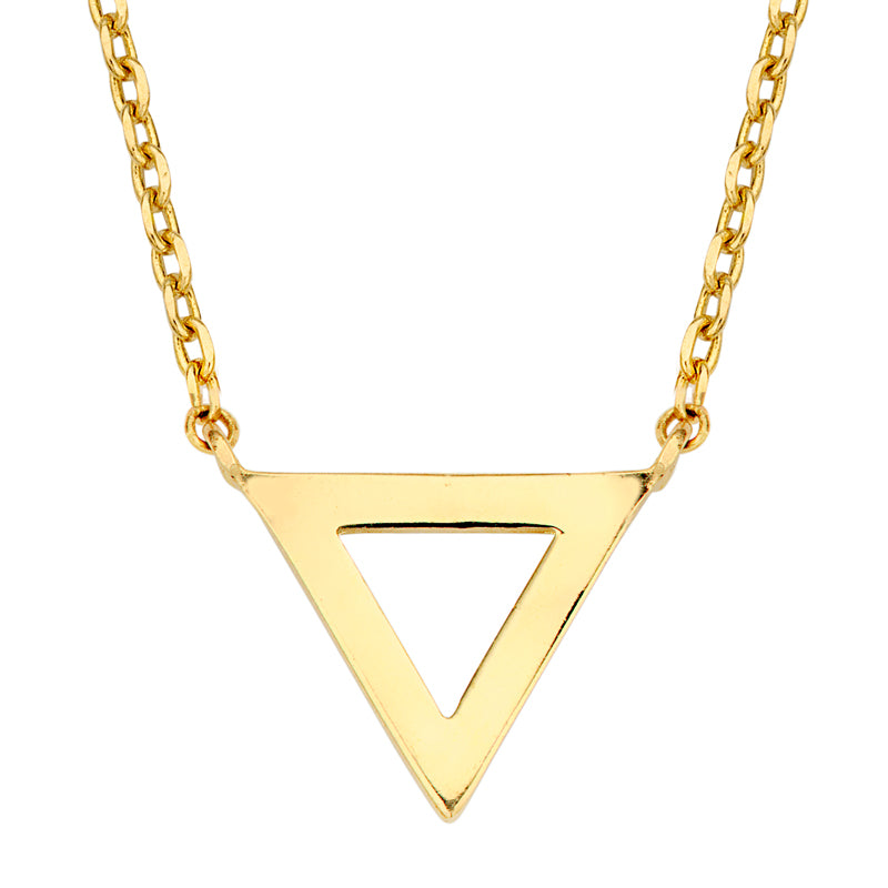 Collier Dreieck Gold 585/000