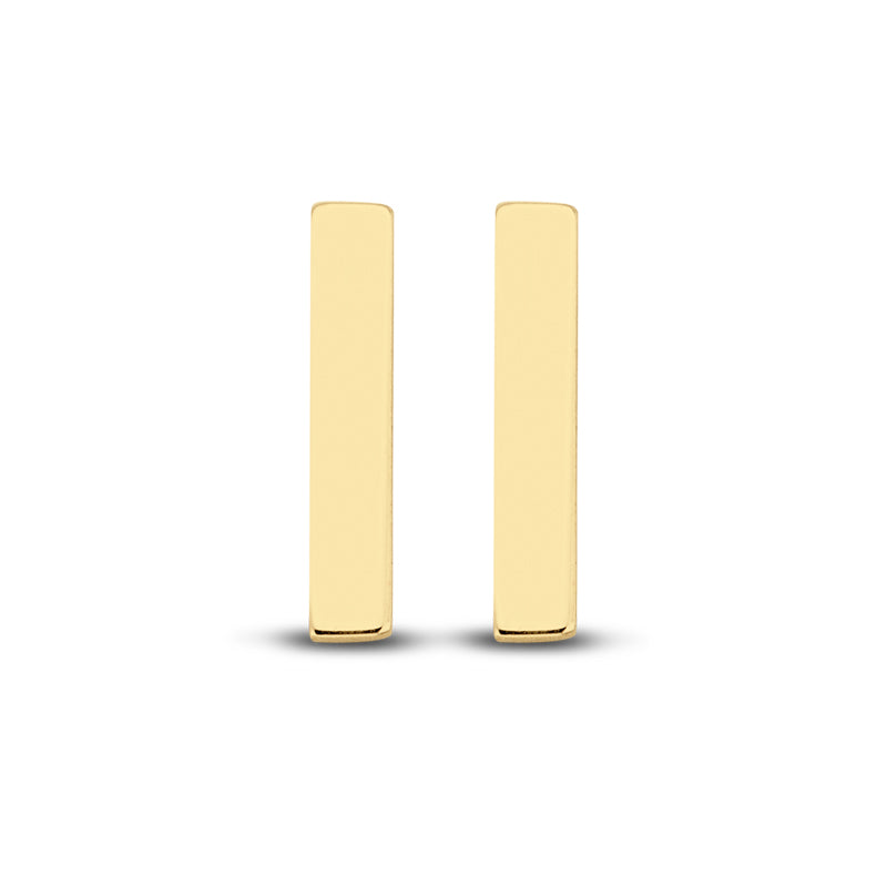 Ohrstecker Bar 8x1.4mm Gold 585/000