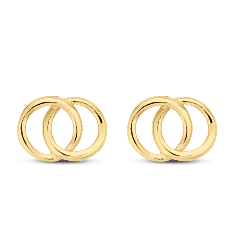 Ohrstecker Kreise Gold 585/000