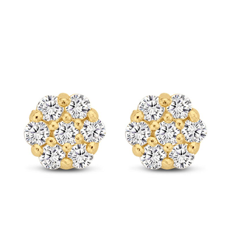 Ohrstecker 14 Zirkonia Gold 585/000