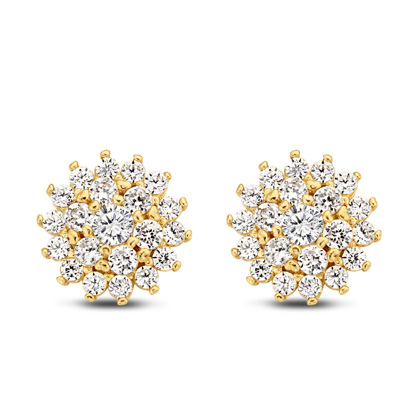 Ohrstecker 42 Zirkonia Gold 585/000