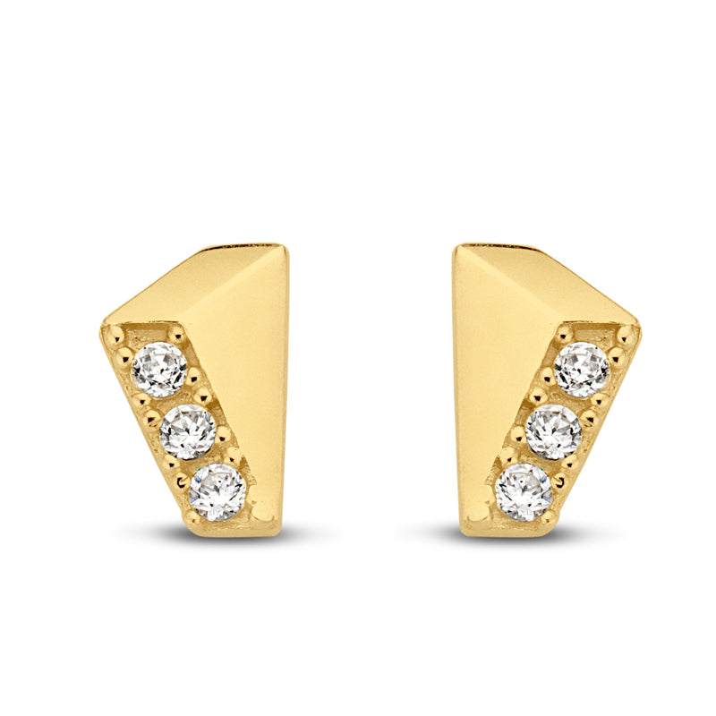 Ohrstecker 6 Zirkonia Gold 585/000