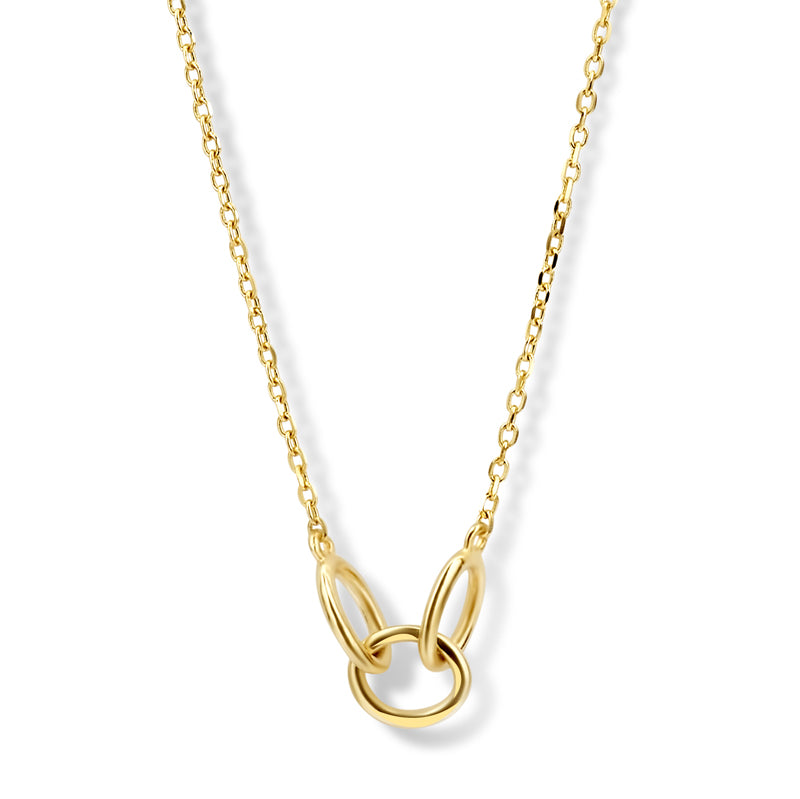 Collier mit 3 Zwischenteilen Gold 585/000