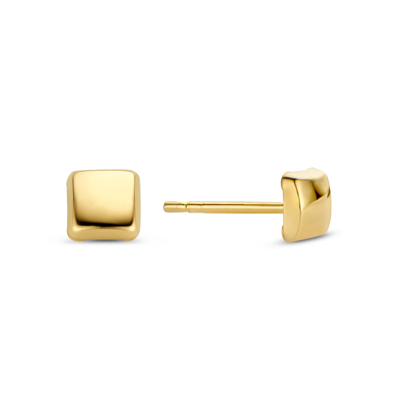 Ohrstecker Quadrat Gold 585/000