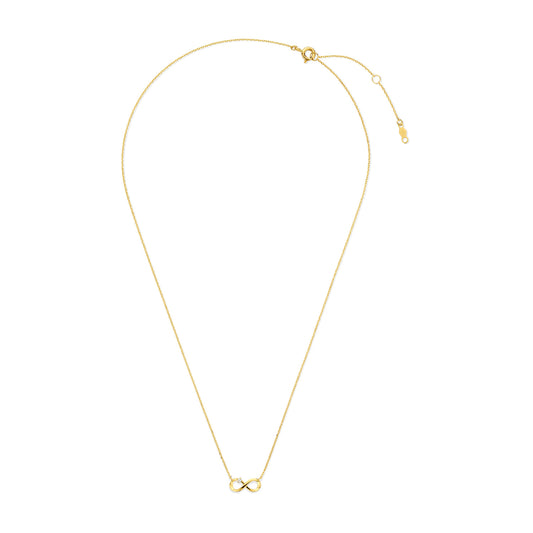 Collier mit Anhänger Endless/Zirkonia Gold 585/000