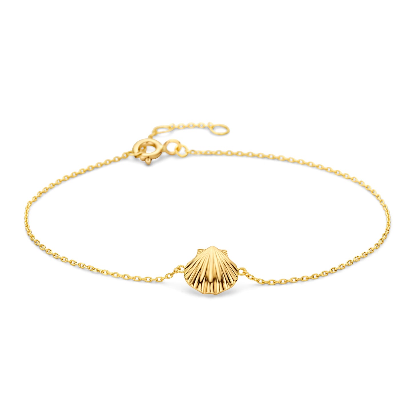 Armband mit Anhänger Muschel Gold 585/000