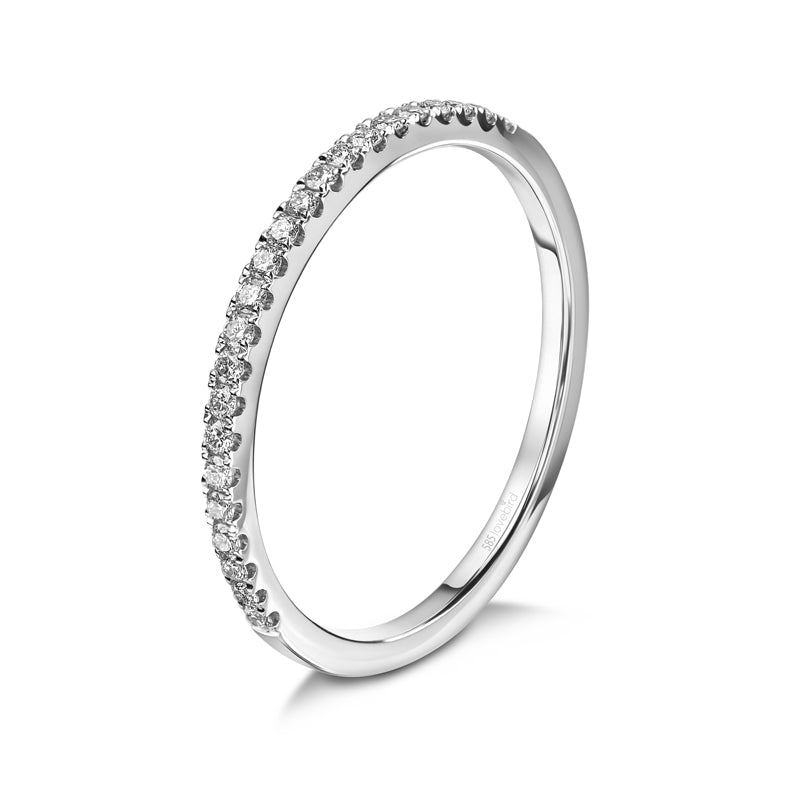 Lovebird Damenring mit Brillant 0.17 ct. Weißgold 585/000