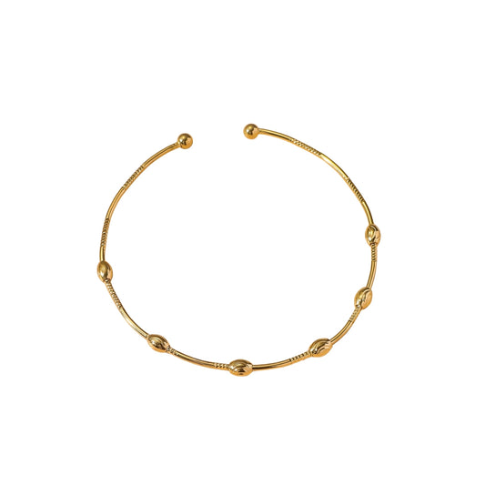 Offenes Armband aus Edelstahl, weich und formstabil