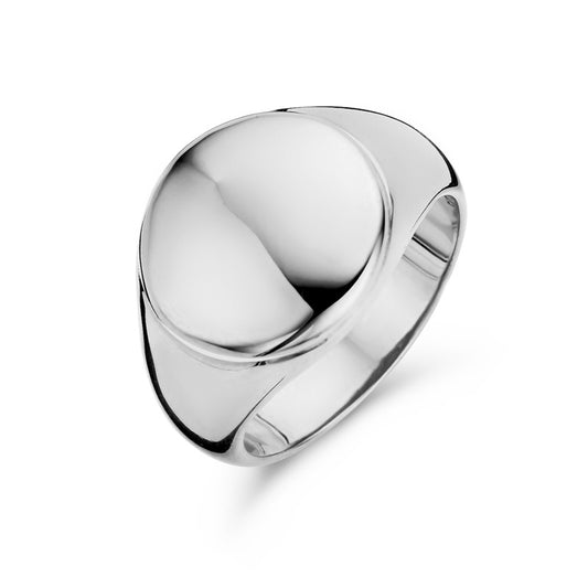 Siegelring für Damen rund 14mm Silber 925/000