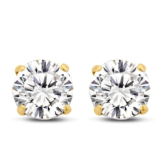 Ohrstecker Zirkonia 5mm Gold 585/000