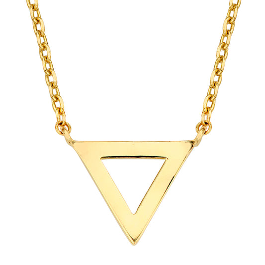 Collier Dreieck Gold 585/000