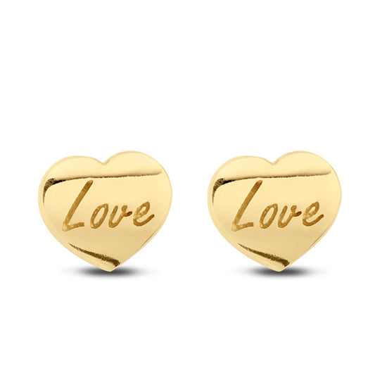 Ohrstecker Herz/Love Gold 585/000