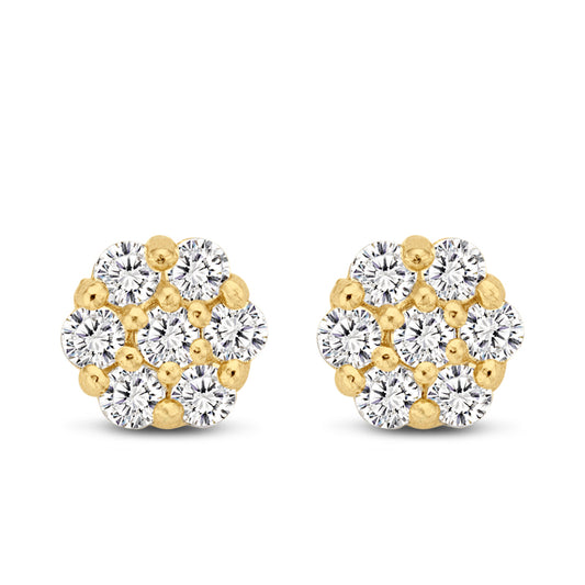 Ohrstecker 14 Zirkonia Gold 585/000