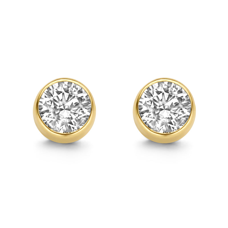 Ohrstecker Zirkonia 3mm Gold 585/000