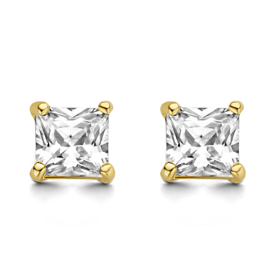 Ohrstecker Zirkonia 5x5mm Gold 585/000