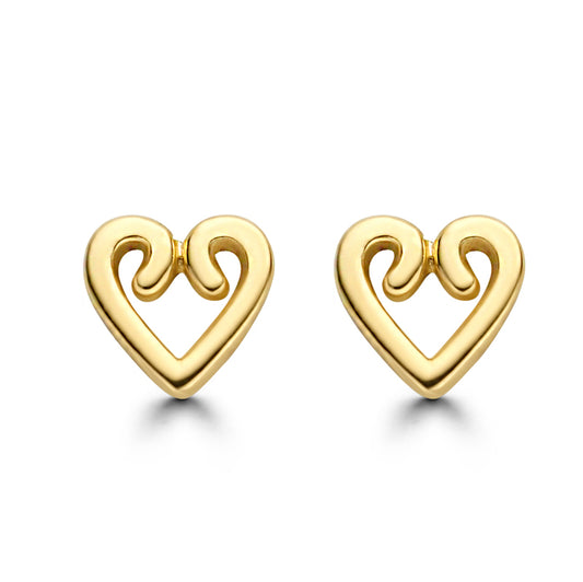Ohrstecker Herz Gold 585/000