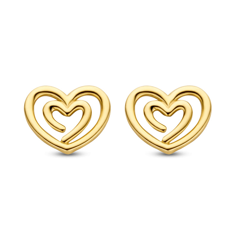 Ohrstecker Herz Gold 585/000