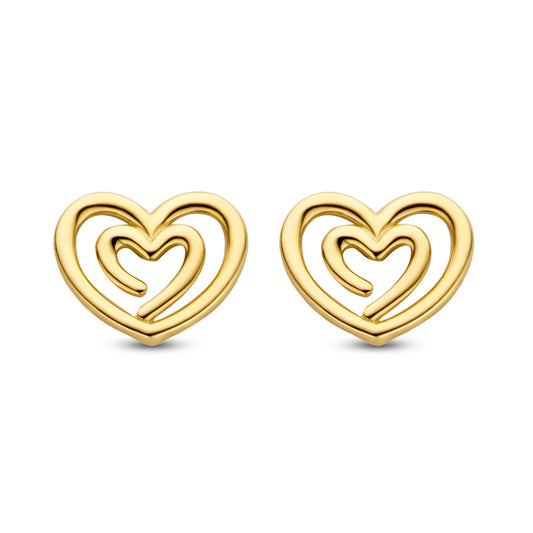 Ohrstecker Herz Gold 585/000