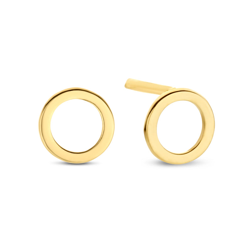 Ohrstecker Kreis Ø 4.5mm Gold 585/000
