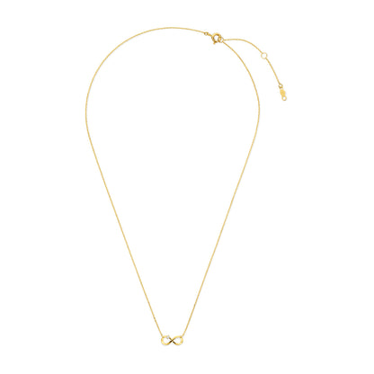 Collier mit Anhänger Endless/Zirkonia Gold 585/000