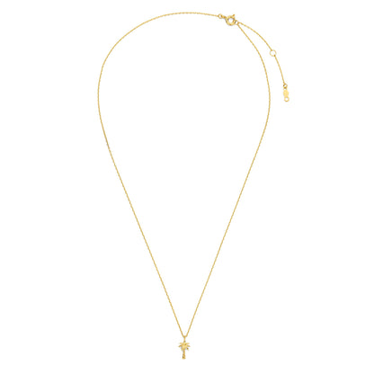 Collier mit Anhänger Palme Gold 585/000