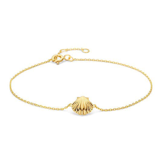 Armband mit Anhänger Muschel Gold 585/000
