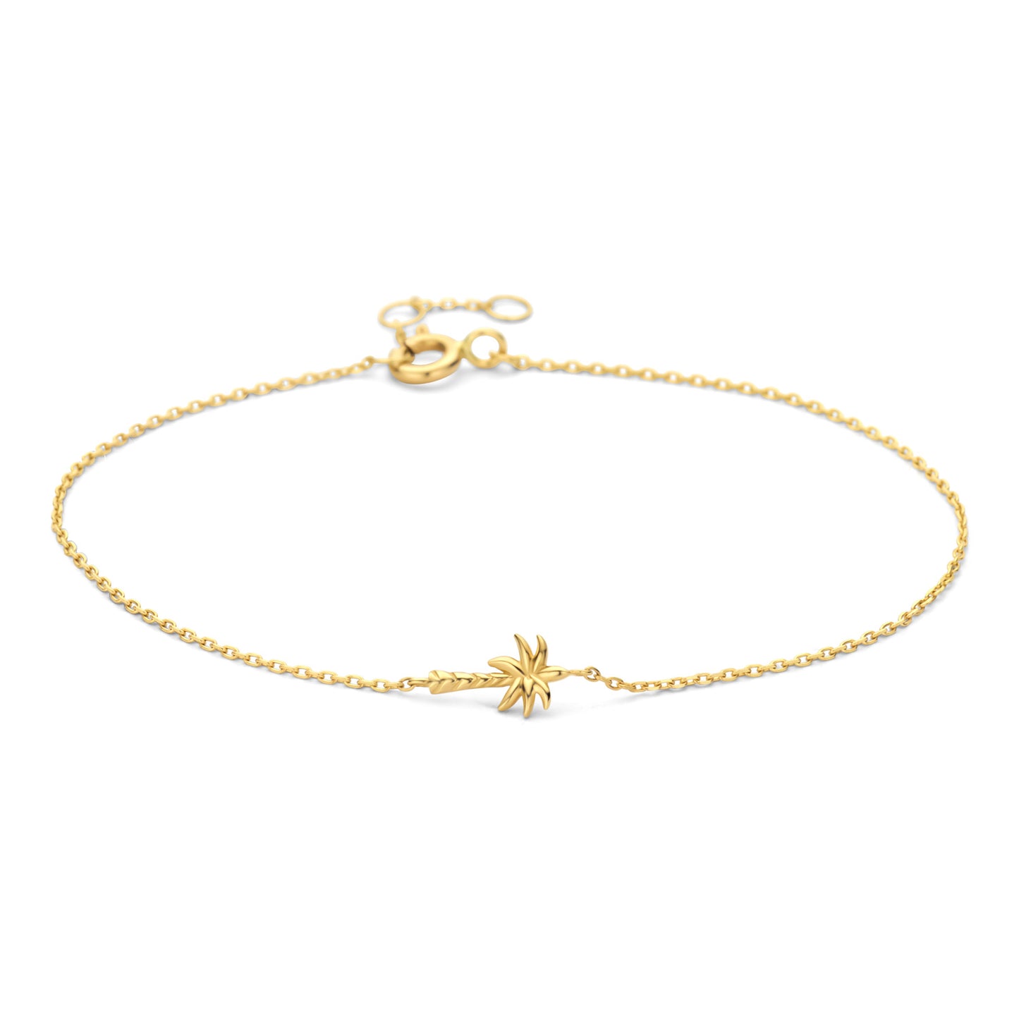 Armband mit Anhänger Palme Gold 585/000