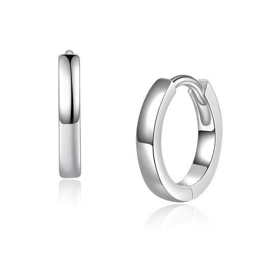 Lovebird Klappcreolen 13/2.2mm Silber 925/000