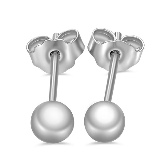 Lovebird Ohrstecker Kugel 5mm Silber 925/000